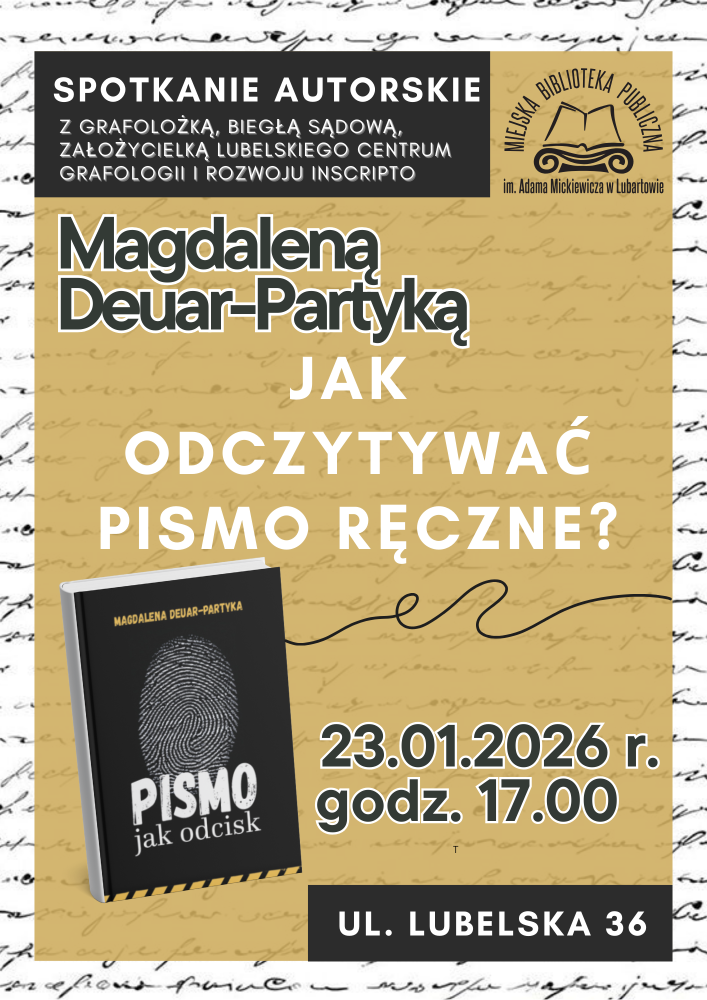 ZAPROSZENIE DO BIBLIOTEKI