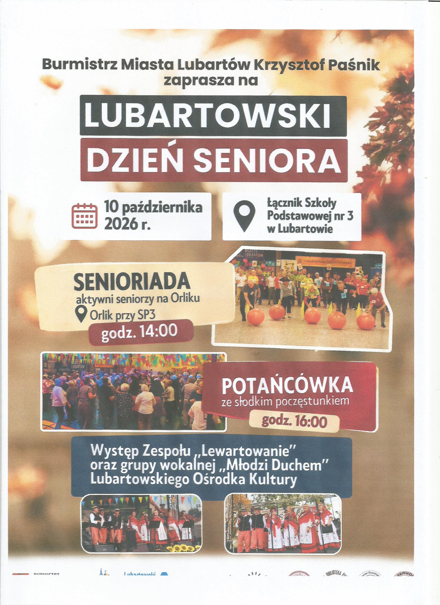 LUBARTOWSKI DZIEŃ SENIORA – ZAPROSZENIE