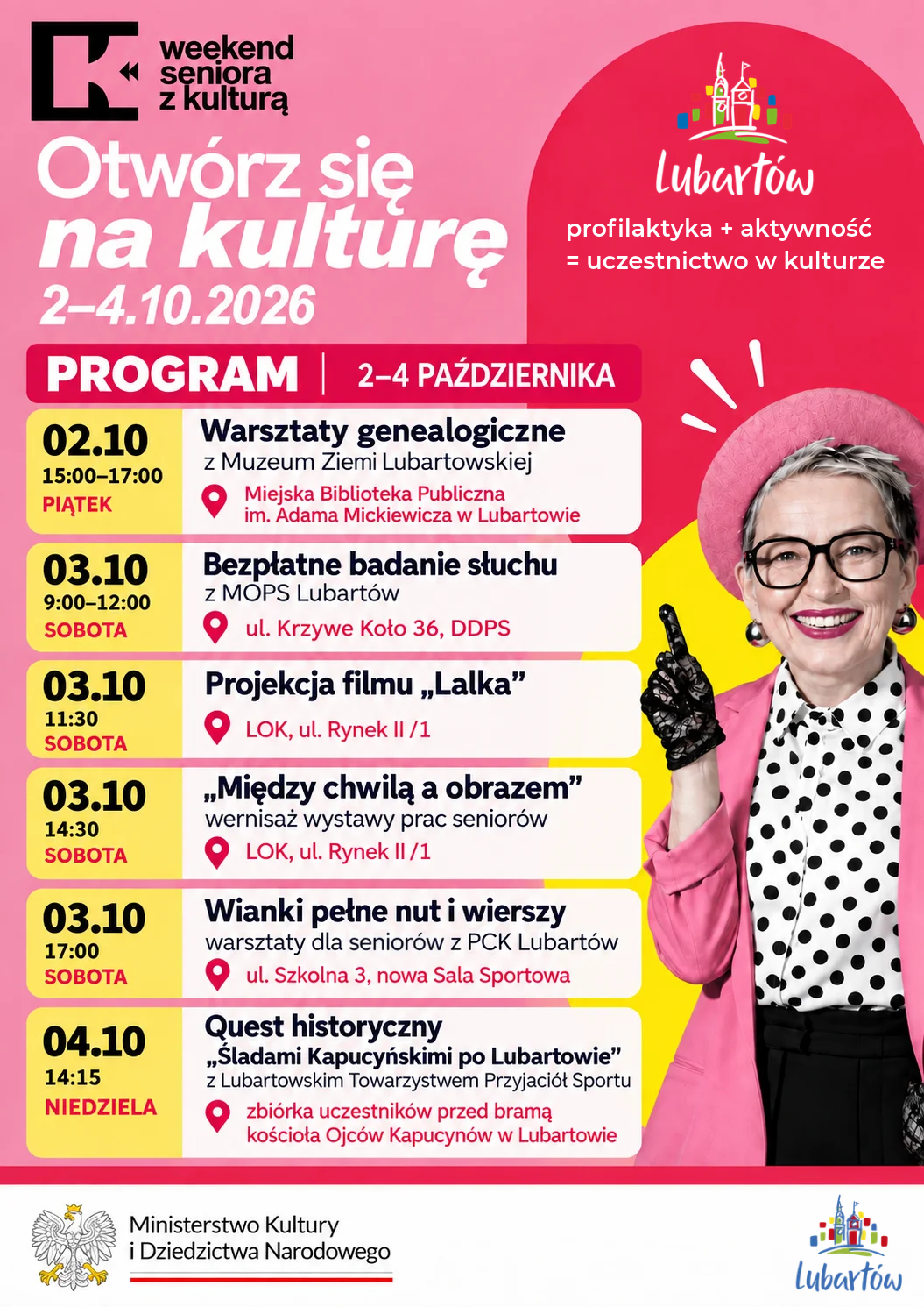 ZAPROSZENIE NA WEEKEND SENIORA
